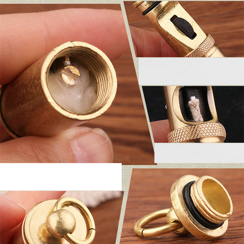 Vintage brass lighter