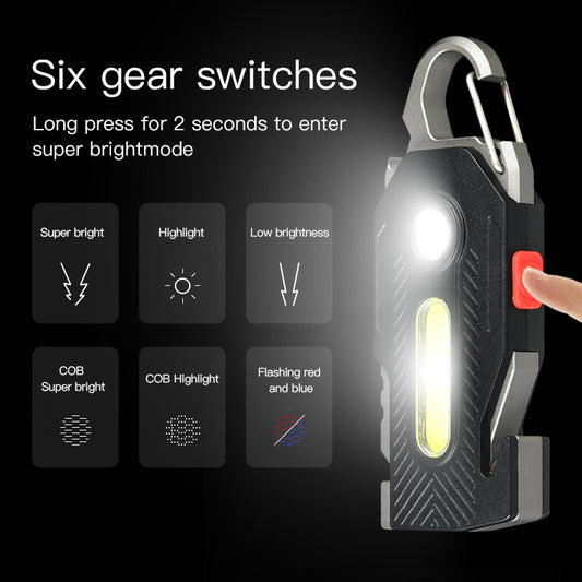 Multifunctional Keychain Light