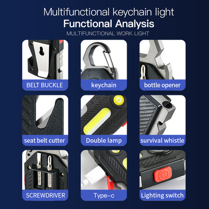Multifunctional Keychain Light