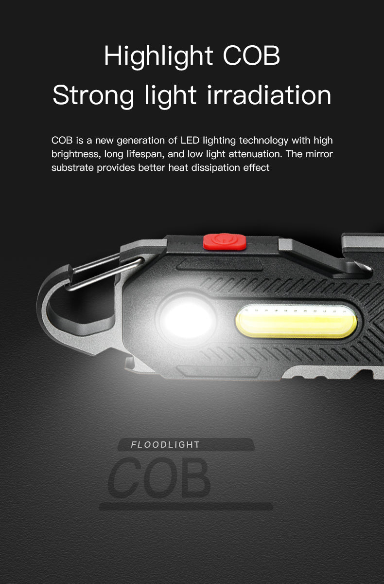 Multifunctional Keychain Light