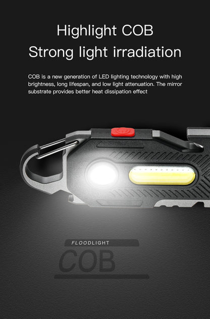 Multifunctional Keychain Light