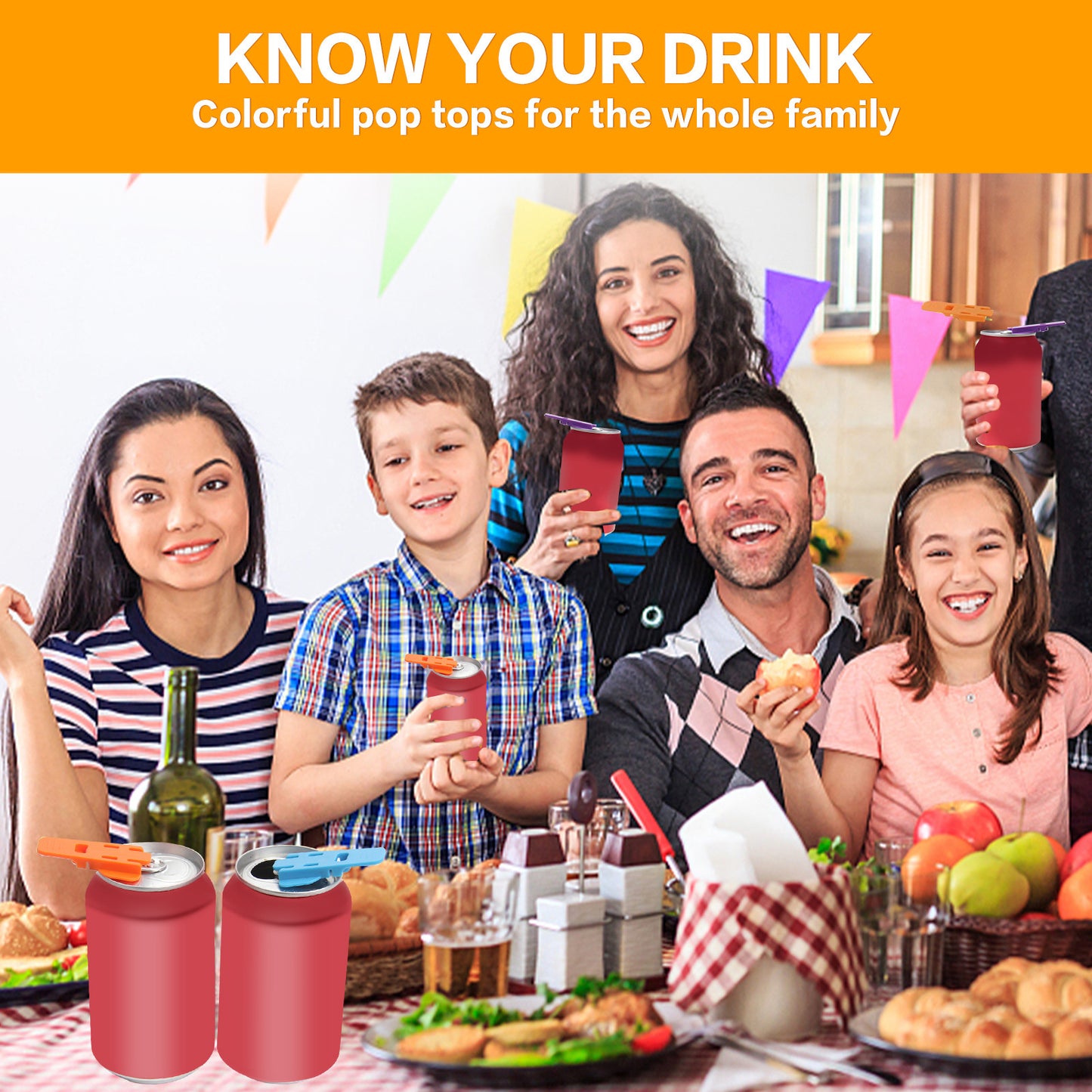 Colored Plastic Beverage Can Openers